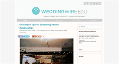 Desktop Screenshot of problog.weddingwire.com