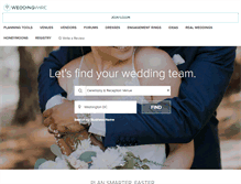 Tablet Screenshot of m.weddingwire.com